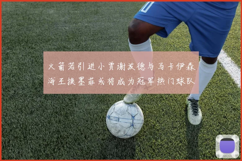 火箭若引进小贾谢泼德与马卡伊森海王换墨菲或将成为冠军热门球队